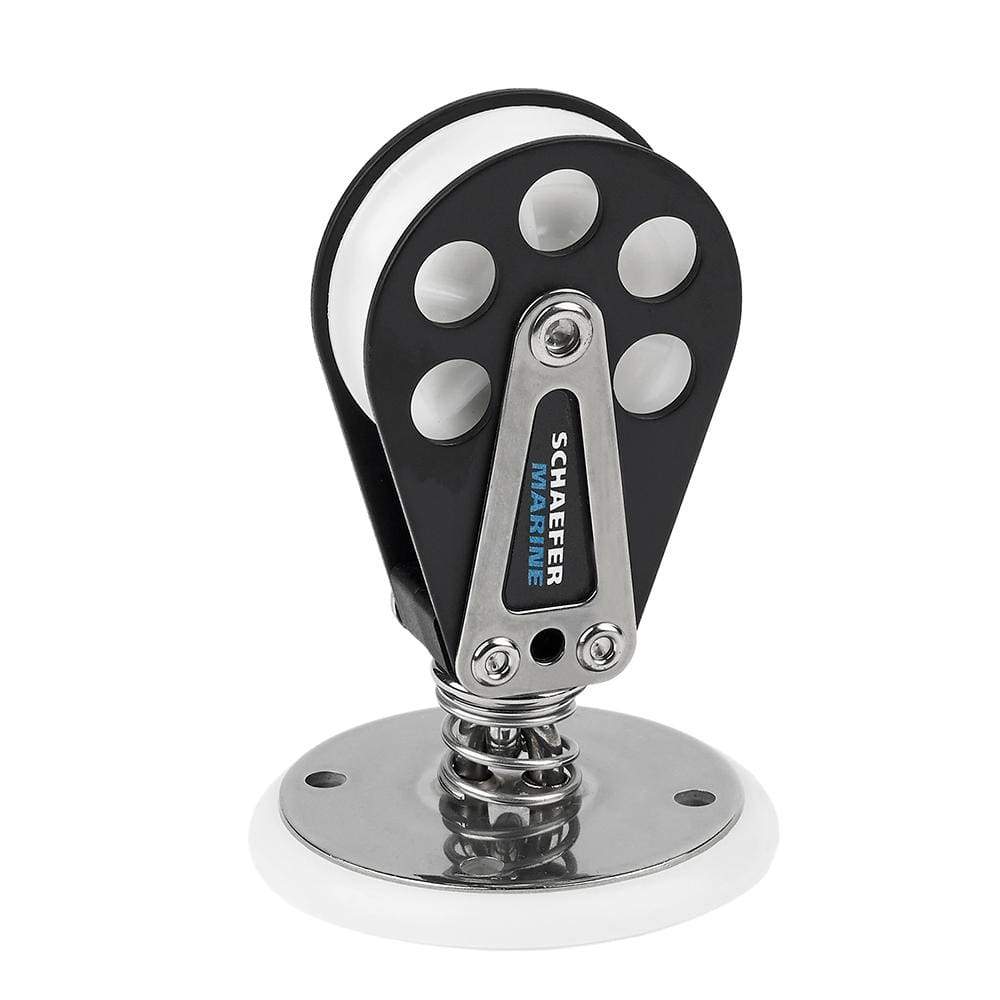 Schaefer Marine Qualifies for Free Shipping Schaefer Stand Up Swivel Block On Deck Plate #704-62