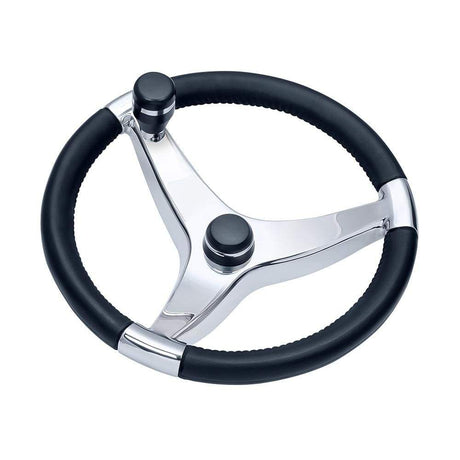 Ongaro Qualifies for Free Shipping Schmitt Evo Pro Stainless Wheel w/Knob 15.5" 3/4" Taper #7241521FGK