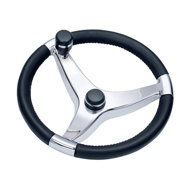 Ongaro Qualifies for Free Shipping Schmitt Evo Pro Stainless Wheel w/Knob 15.5" 3/4" Taper #7241521FGK