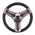Ongaro Qualifies for Free Shipping Schmitt Marine Burano Wheel 14" 3/4" Tapered Shaft Burl #PU105111-04R