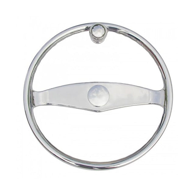 Ongaro Qualifies for Free Shipping Schmitt & Ongaro 15-1/2" Wheel Stainless with Knob 3/4" Taper #50003