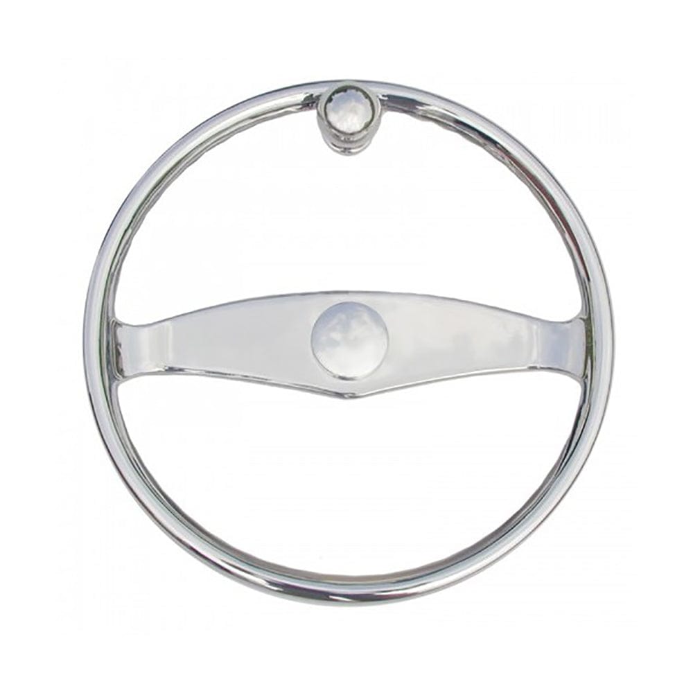 Ongaro Qualifies for Free Shipping Schmitt & Ongaro 15-1/2" Wheel Stainless with Knob 3/4" Taper #50003