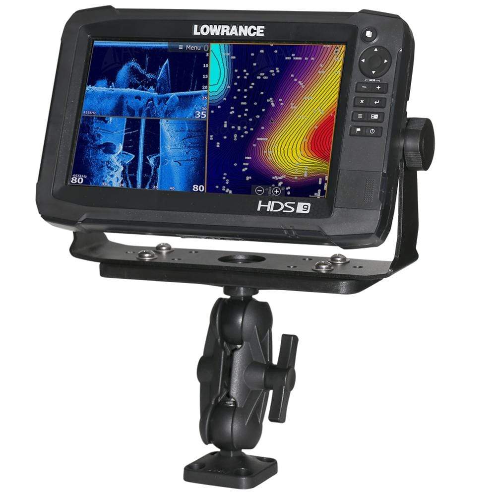 Scotty 1-1/2" Ball Mount with Large Fish Finder Mount #0163