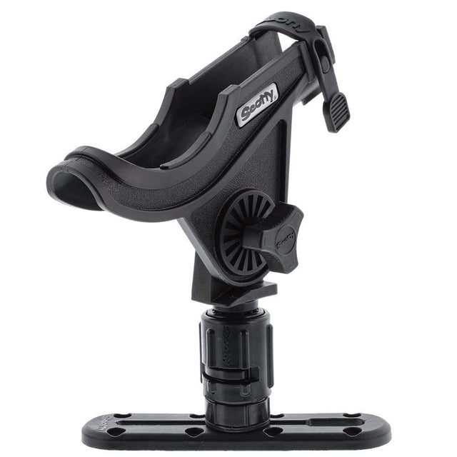 Scotty Qualifies for Free Shipping Scotty Baitcaster Rod Holder with Gearhead & 4" Track #0282-BK
