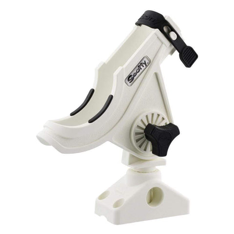 Scotty Baitcaster/Spinning Rod Holder White with 241 Mount #280-WH