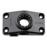 Scotty Locking Combination Side or Deck Mount Black #241L-BK