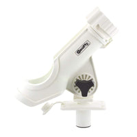 Scotty Qualifies for Free Shipping Scotty Powerlock Rod Holder White with 244 Flush Deck Mount #231-WH