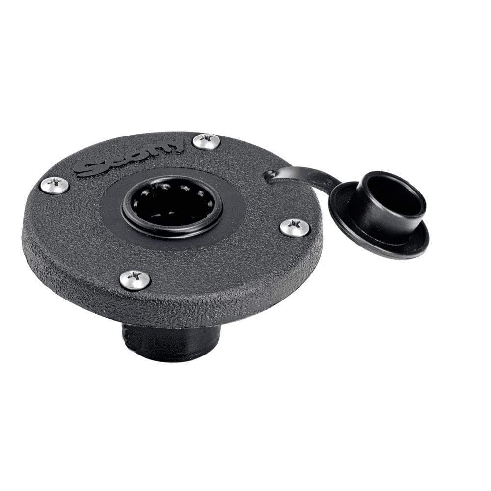 Scotty Qualifies for Free Shipping Scotty Round Flush Deck Mount #344-BK