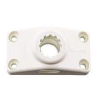 Scotty Side/Deck Mounting Bracket White #241-WH