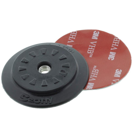 Scotty Qualifies for Free Shipping Scotty Stick-On Accessory Mount 2" Black #0345-BK