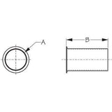 Sea-Dog Qualifies for Free Shipping Sea-Dog 1" x 2-7/8" Drain Tube #520230-1