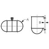 Sea-Dog Qualifies for Free Shipping Sea-Dog 11" Rail Mount Stainless Fender Holder 327361-1