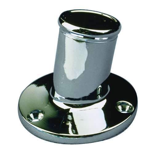 Sea-Dog Qualifies for Free Shipping Sea-Dog 3/4" Pole Socket Chrome Plated Brass #492211-1