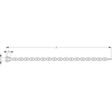 Sea-Dog Qualifies for Free Shipping Sea-Dog 5/16" x 5' Anchor Chain Galvanized/PVC Coated #312955
