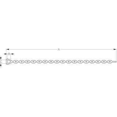 Sea-Dog Qualifies for Free Shipping Sea-Dog 5/16 x 5 Galvanized Anchor Chain #312855