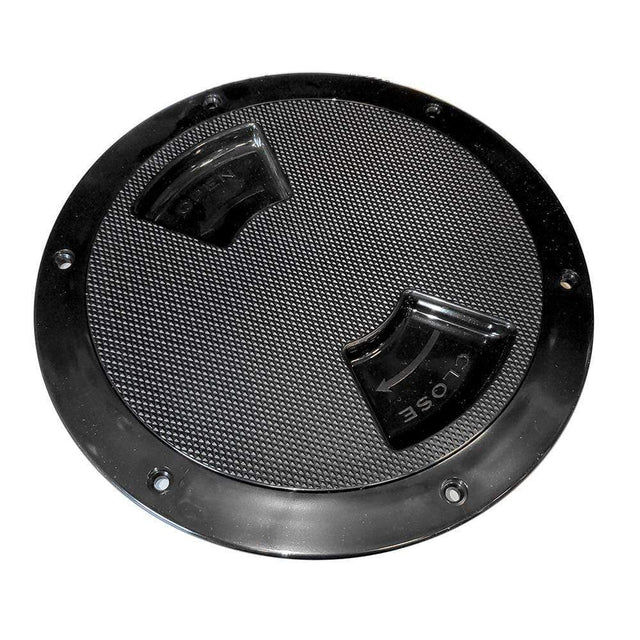 Sea-Dog Qualifies for Free Shipping Sea Dog ABS Deck Plate Black Textured 5" Quarter Turn #336157-1