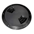Sea-Dog Qualifies for Free Shipping Sea Dog ABS Deck Plate Black Textured 6" Quarter Turn #336367-1