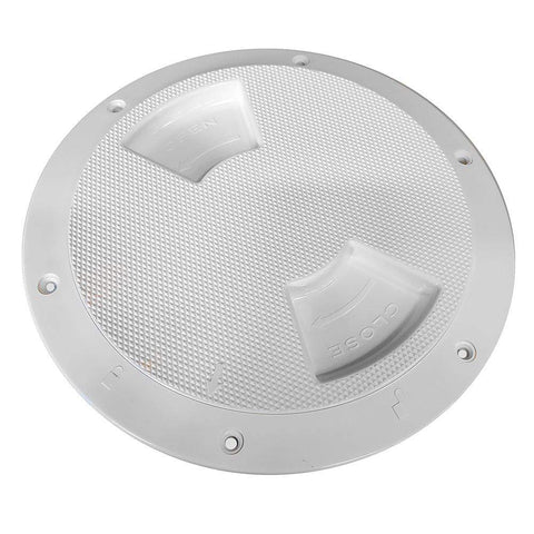 Sea-Dog Qualifies for Free Shipping Sea Dog ABS Deck Plate White Textured 6" Quarter Turn #336362-1