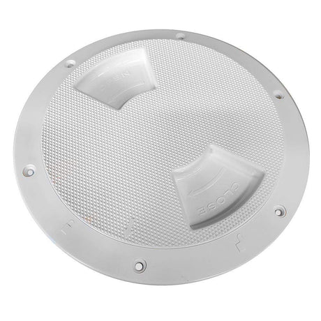 Sea-Dog Qualifies for Free Shipping Sea Dog ABS Deck Plate White Textured 8" Quarter Turn #336382-1