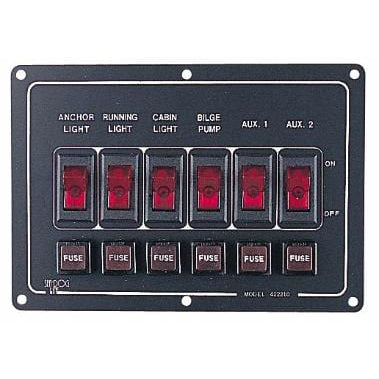Sea-Dog Qualifies for Free Shipping Sea-Dog Aluminum Horizontal Rocker Switch Panel #422210-1