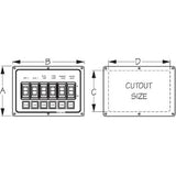 Sea-Dog Qualifies for Free Shipping Sea-Dog Aluminum Horizontal Rocker Switch Panel #422210-1