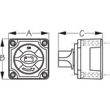 Sea-Dog Qualifies for Free Shipping Sea-Dog Battery Switch Off/1/All/2 Knob #422760-1