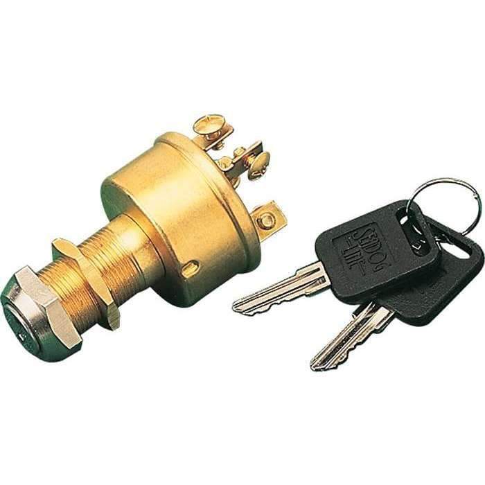 Sea-Dog Qualifies for Free Shipping Sea-Dog Brass 3-Position Key Switch #420351-1