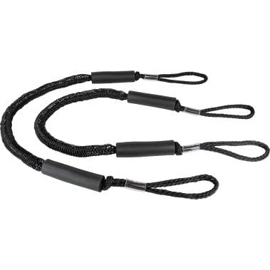Sea-Dog Qualifies for Free Shipping Sea-Dog Bungee Dock Line Extends 6' to 7.5' Black #306206-1