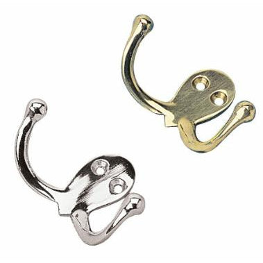 Sea-Dog Qualifies for Free Shipping Sea-Dog Chrome Brass Double Coat Hook #671510-1