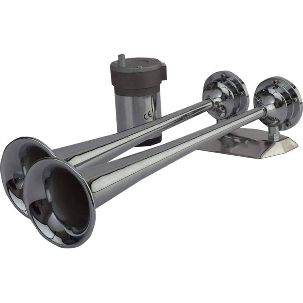 Sea-Dog Qualifies for Free Shipping Sea-Dog Chrome Trmpt Air Horn Twin with Compressor #432520-1