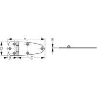 Sea-Dog Qualifies for Free Shipping Sea-Dog Door Hinge SS Pair #201750-1