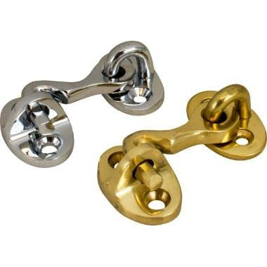 Sea-Dog Qualifies for Free Shipping Sea-Dog Door Hook 1-1/2" Chrome/Brass #222050-1