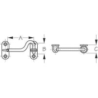 Sea-Dog Qualifies for Free Shipping Sea-Dog Door Hook SS #221204-1