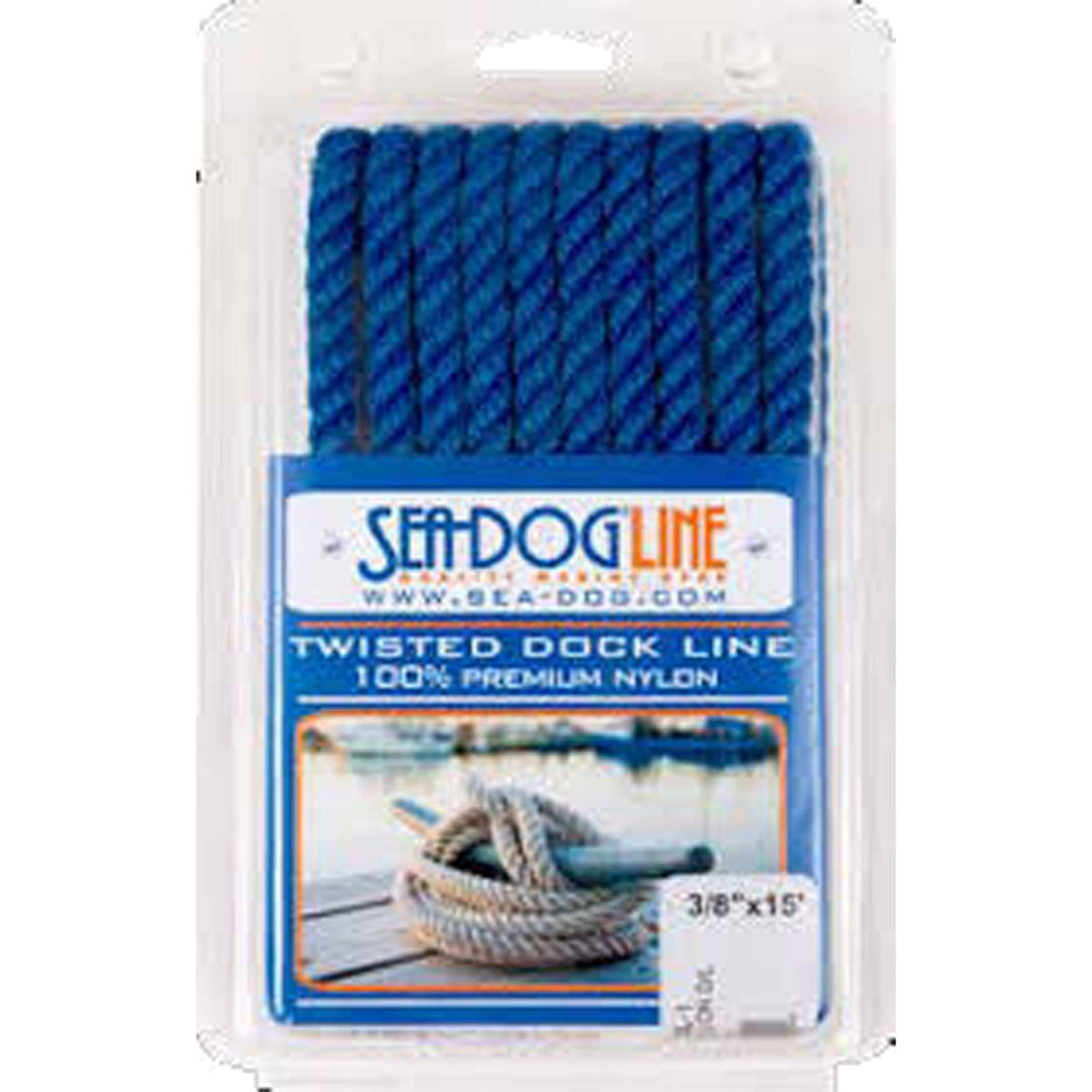 Sea-Dog Double Braided Nylon Bulk Cordage 3/8" 600' Navy #302110600NV