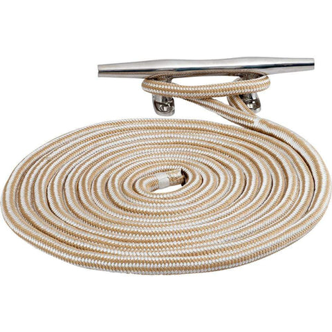 Sea-Dog Qualifies for Free Shipping Sea-Dog Double Braided Nylon Dock Line 3/8" x 15' #302110015G/WT-1