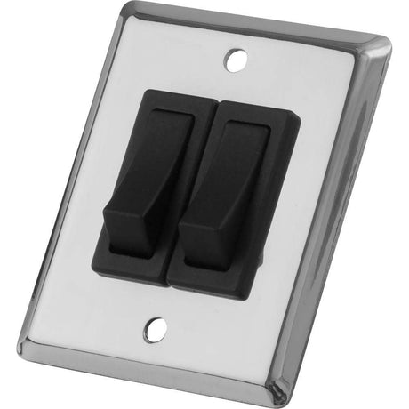 Sea-Dog Qualifies for Free Shipping Sea-Dog Double Gang Wall Switch Stainless #403020-1