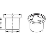 Sea-Dog Qualifies for Free Shipping Sea-Dog Drink Holder with Bumpers #588090-3