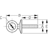 Sea-Dog Qualifies for Free Shipping Sea-Dog Eye Bolt #080506-1