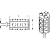 Sea-Dog Qualifies for Free Shipping Sea-Dog G4 Base SMD Bulb 18 LED Warm White #442643-1