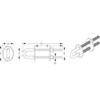 Sea-Dog Qualifies for Free Shipping Sea-Dog Heavy-Duty Stern Eye #080098