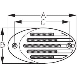Sea-Dog Qualifies for Free Shipping Sea-Dog Horn Grill Chrome #431211