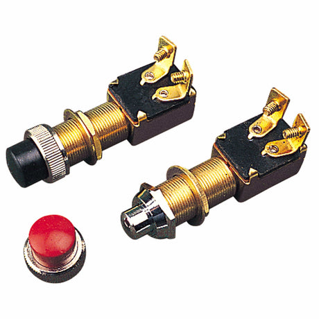 Sea-Dog Qualifies for Free Shipping Sea-Dog Momentary Push Button Switch Red Cap #420422-1