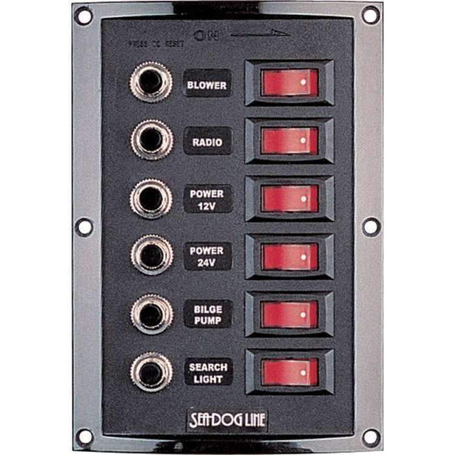 Sea-Dog Qualifies for Free Shipping Sea-Dog Nylon Circuit Breaker Panel #424800-1