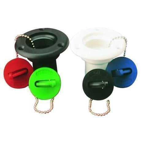 Sea-Dog Qualifies for Free Shipping Sea-Dog Nylon Flip Cap Deck Fill Black #357030-1