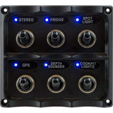 Sea-Dog Qualifies for Free Shipping Sea-Dog Nylon Switch Panel IP68 6 Toggles #424636-1