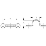 Sea-Dog Qualifies for Free Shipping Sea-Dog Pad Eye Stainless 4-pk #081101-1