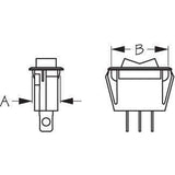 Sea-Dog Qualifies for Free Shipping Sea-Dog Rocker Switch On/Off Lighted #420446-1