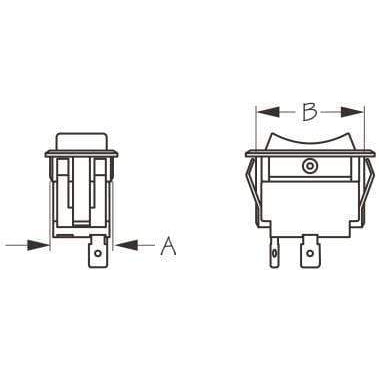 Sea-Dog Qualifies for Free Shipping Sea-Dog Rocker Switch Single Pole Illuminate (Mom On)-Off #420252-1