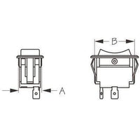 Sea-Dog Qualifies for Free Shipping Sea-Dog Rocker Switch Single Pole Illuminate (Mom On)-Off #420252-1