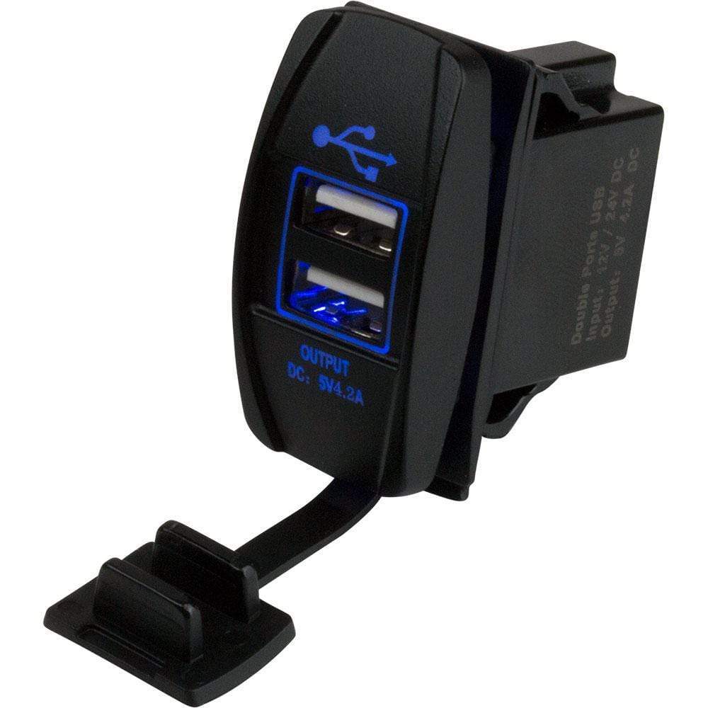 Sea-Dog Qualifies for Free Shipping Sea-Dog Rocker Switch Style Dual USB Power Socket #426520-1